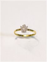 Anello Vidali Gioielli Donna in Oro giallo Zircone ANOR-85-34 - ANOR-85-34